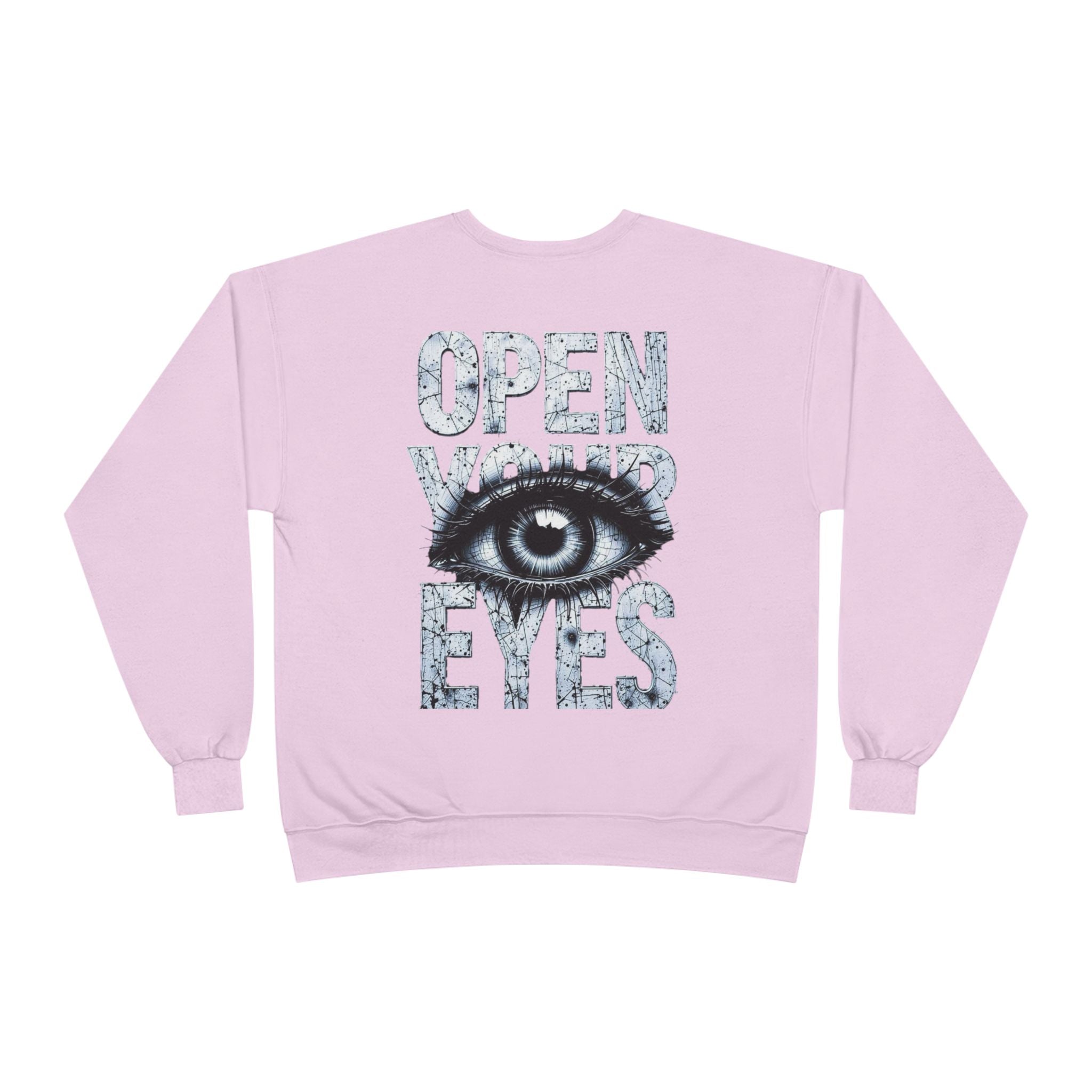 Open Eyes Graphic Sweatshirt — Eye Illustration Crewneck