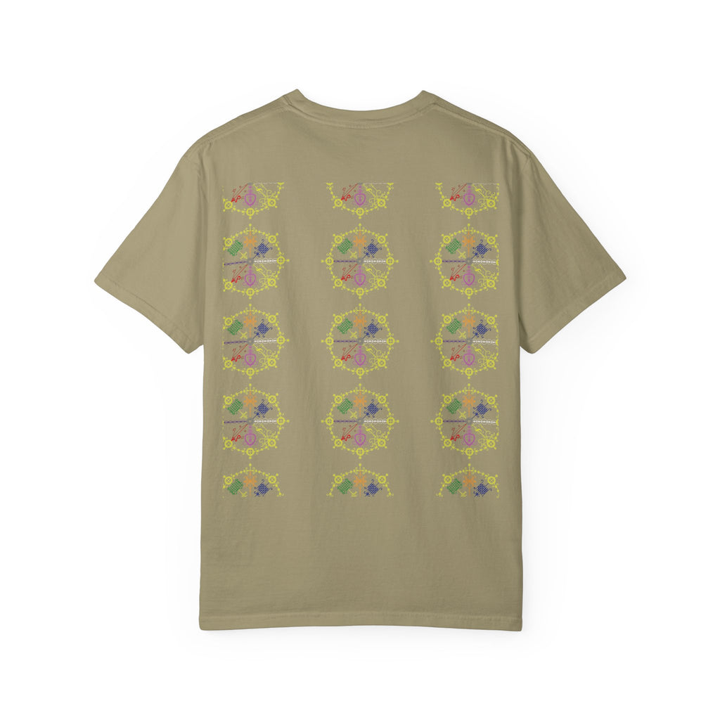 Mandala Symbol Graphic T-Shirt — Pastel Spiritual Pattern