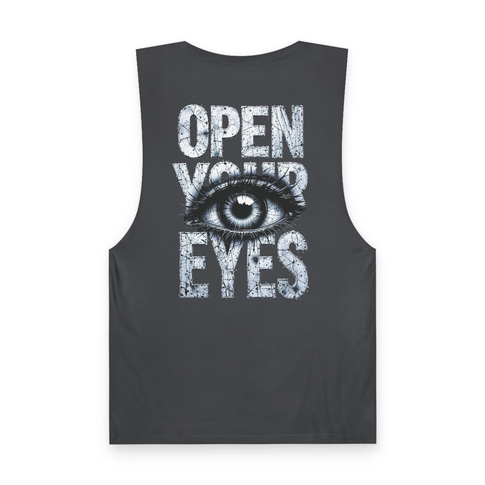 Open Your Eyes Tank Top — Graphic Eye Illustration Tank