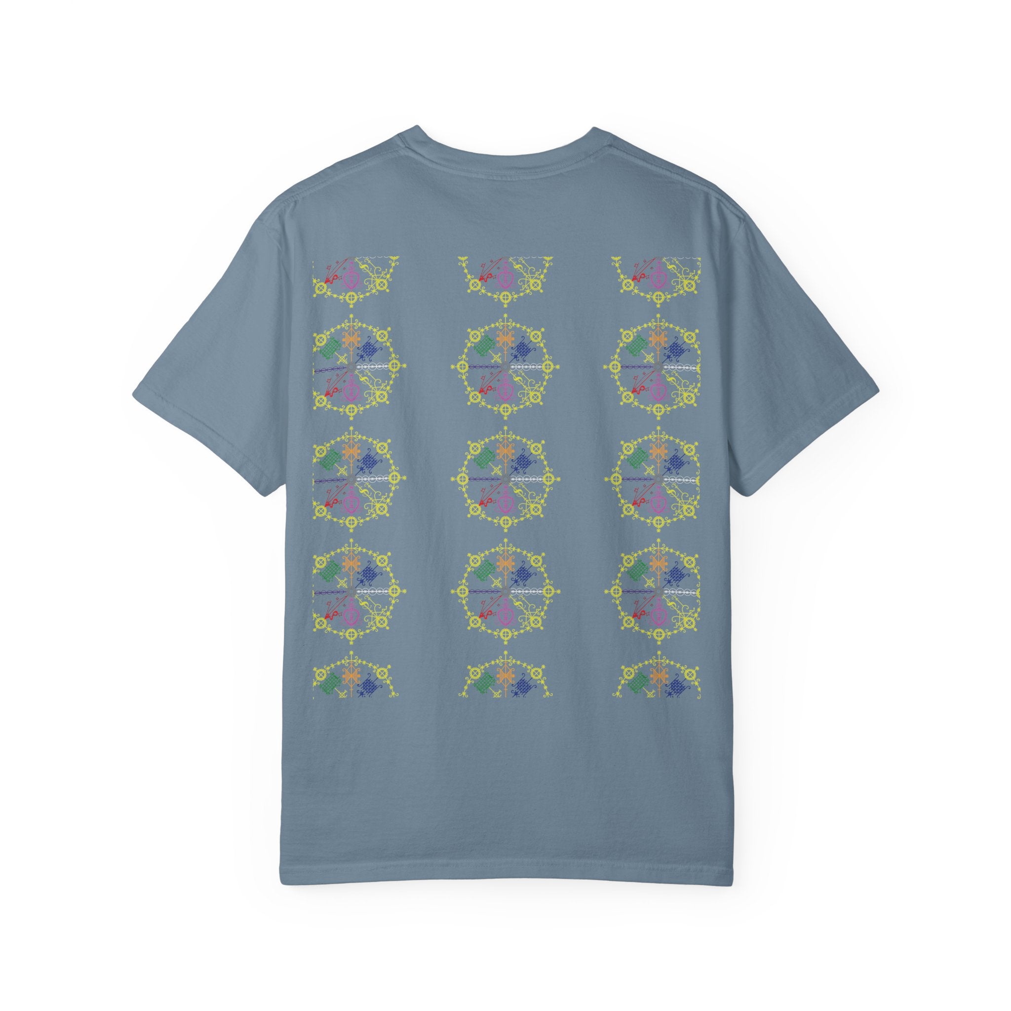 Mandala Symbol Graphic T-Shirt — Pastel Spiritual Pattern